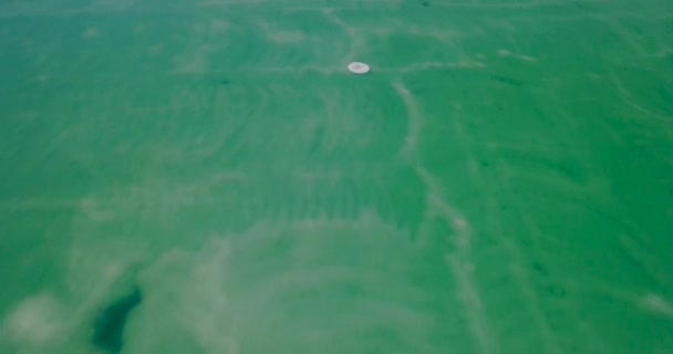 Flyby Aérien Lisse Dépôt Circulaire Sel Mer Morte — Video