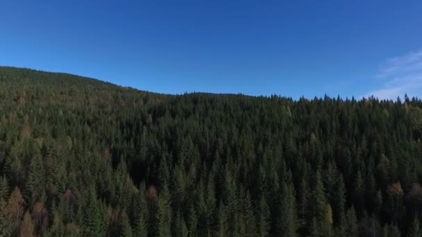 Volando Por Una Montaña Hurdal Noruega — Vídeo de stock