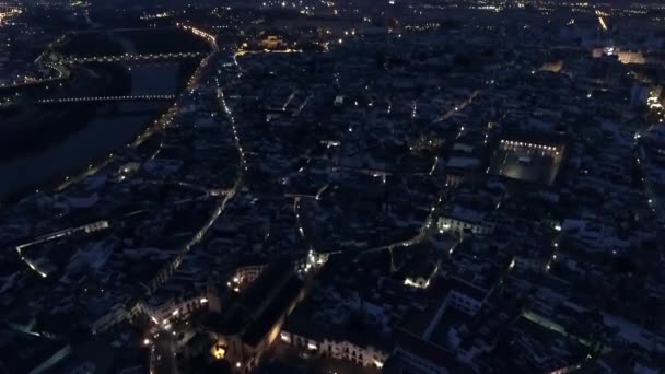 Órbita Lenta Tiro Aéreo Castelo Mont Saint Michel França Durante — Vídeo de Stock