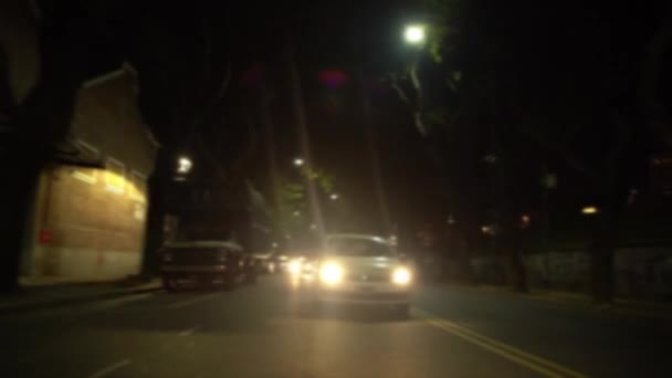 Νυχτερινό Αυτοκίνητο — Αρχείο Βίντεο