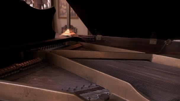 Güzel Bir Piyanonun Görüntüsü — Stok video