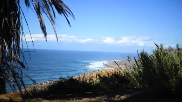 Oceano Imsouano Marrocos — Vídeo de Stock