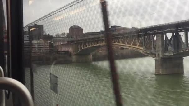 匹兹堡火车旅行的镜头 — 图库视频影像