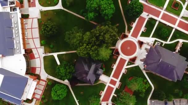 Drone Imagens Campus Universitário — Vídeo de Stock
