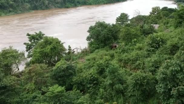 Visite Rivière Long Parc National Salawin Près Mae Saraing Mes — Video