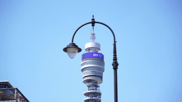 Torre Londres Colgado Lámpara Calle 2018 — Vídeos de Stock