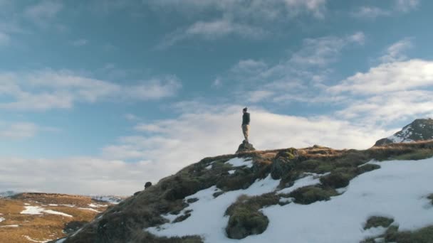 Epic Hiking Las Montañas Islandia — Vídeos de Stock