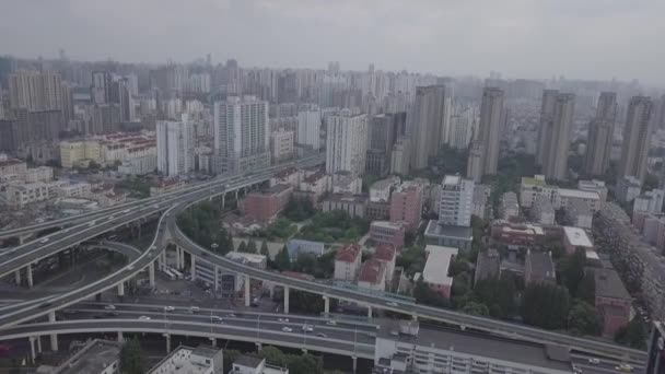 Bilder Från Staden Shanghai — Stockvideo