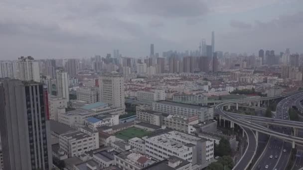 Beelden Van Stad Shanghai — Stockvideo