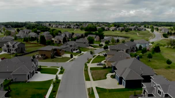 Footage Aerial Suburbs — Stock Video