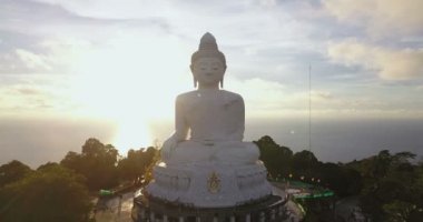 Phuket, Tayland 'da Büyük Buda' nın hava manzarası