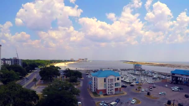 Biloxi Mississippi Deki Hard Rock Taki Otoparkın Tepesinden Zaman Aşımı — Stok video