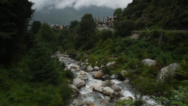 喜马拉雅山的河流 — 图库视频影像