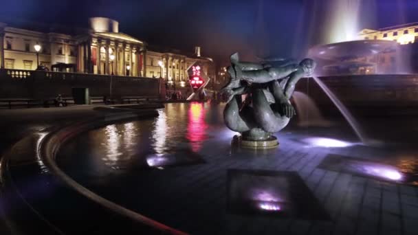 Timelapse shots from Trafalgar Square and its surrounding.