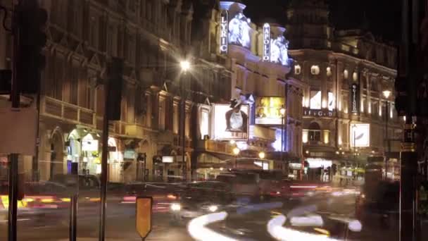 Timelapse Disparos Desde Trafalgar Square Está Rodeando — Vídeo de stock