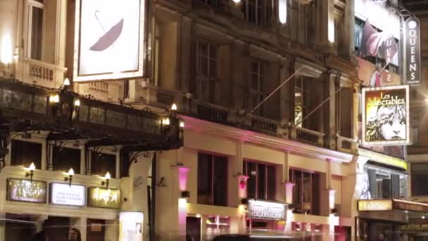 Timelapse Disparos Desde Trafalgar Square Está Rodeando — Vídeos de Stock