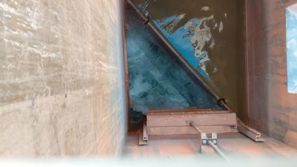 Serrure Eau Sur Hoover Dam Pour Contrôle Débit Eau — Video