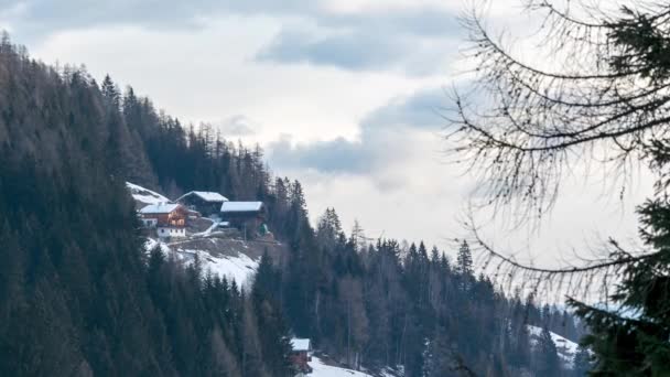 Zeitraffer Aus Den Alpen Südtirol — Stockvideo