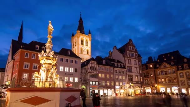 Timelapse Trier Germany — стокове відео