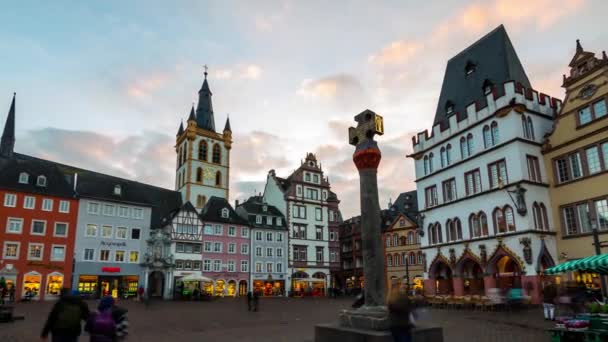 Timelapse Trier Németország — Stock videók