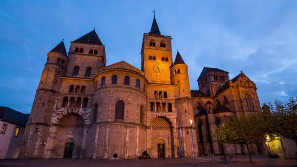 Hyperlapse Trier Germany — стокове відео