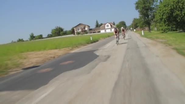 Ironman Österreich Das Ist Der Radsport Teil Des Wettbewerbs Ironman — Stockvideo