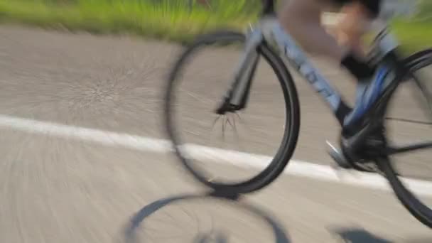 Ironman Race Österrike Detta Cykeldelen Tävlingen Varje Lockar Ironman Austria — Stockvideo