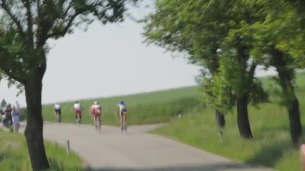 Ironman Race Österrike Detta Cykeldelen Tävlingen Varje Lockar Ironman Austria — Stockvideo