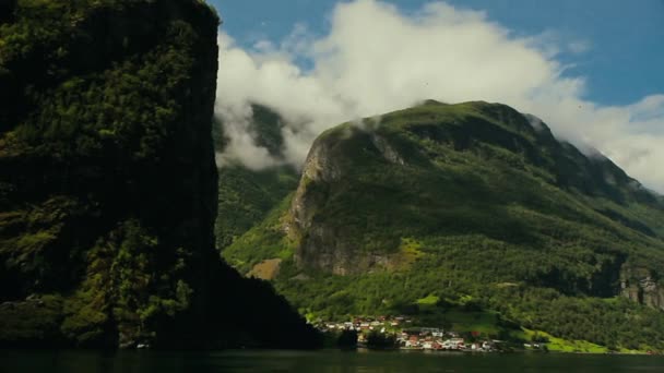 Bellissimo Fiordo Norvegia Estate Uno Dei Fiordi Più Belli Del — Video Stock