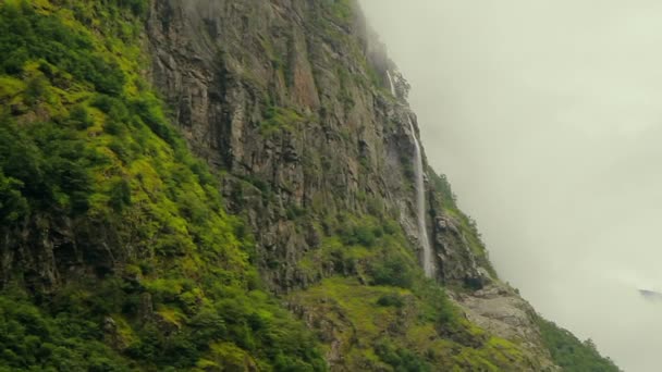 ノルウェーの美しいフィヨルド 夏は世界で最も美しいフィヨルドの一つです Kodak Lut — ストック動画