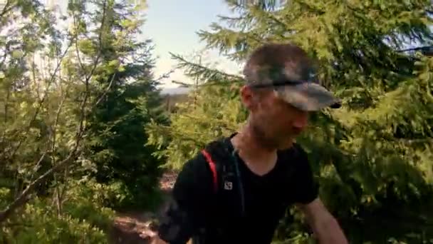 Exploration Une Section Rocheuse Parc National Orlick Hory Pied — Video