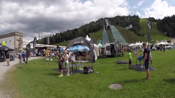 Groe Olympiaschanze Garmisch Partenkirchen — Stock video