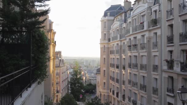 Pemandangan Paris Dari Montmartre — Stok Video