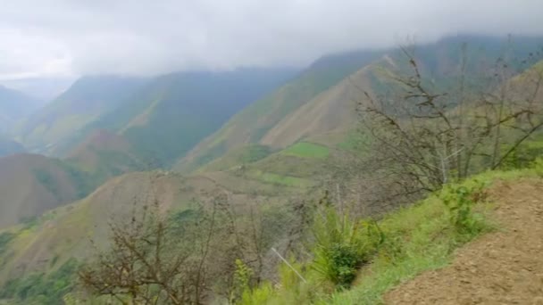 Горы Дороги Анд — стоковое видео
