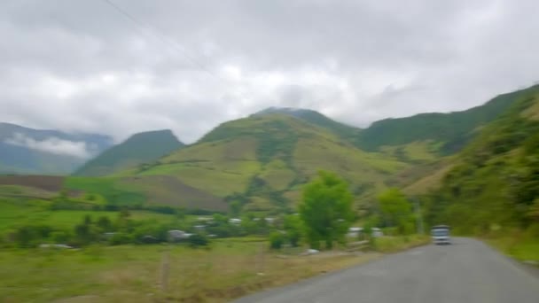 アンデス山脈と道路 — ストック動画