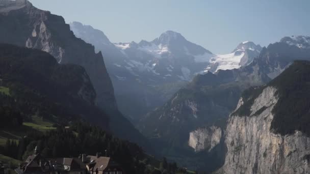 Téléphérique Donnant Sur Vallée — Video