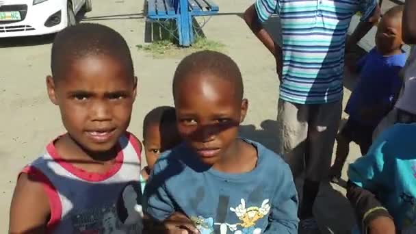 Zone Rurale Canton Afrique Sud Une Chaude Journée Ensoleillée Les — Video