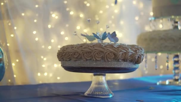 Quinceaera Cake Decoratie — Stockvideo