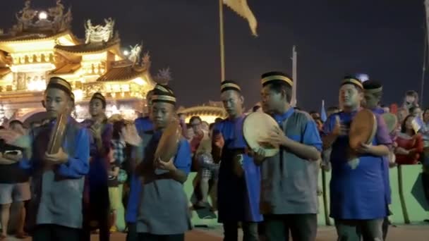 Bukit Mertajam Penang Malezya Güneydoğu Asya Açık Bir Çeltik Tarlasında — Stok video