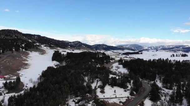 Volare Con Drone Nel Paese — Video Stock