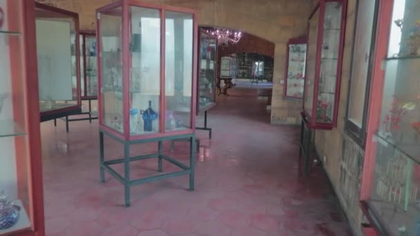 Sebuah Pemandangan Dalam Dari Glassworks Gordiola Dan Museum Mallorca Koleksi — Stok Video