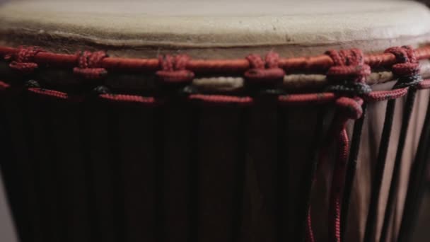 Top Rope Loops Drum Ceup Shot — стоковое видео