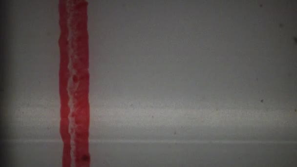 柯达家庭电影放映机拍摄的全景超级8毫米胶片 — 图库视频影像