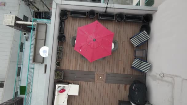 Die Lage Dieser Penthouse Wohnung Ist Einfach Spektakulär Der Nähe — Stockvideo