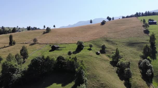 Collines Près Bran Dans Village Simon — Video