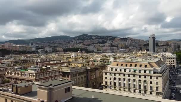 Paneo Drones Génova Italia — Vídeos de Stock