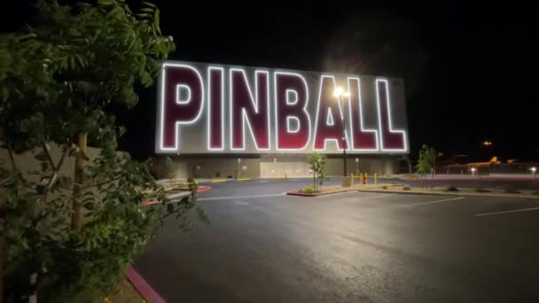 Pinball Hall Fame Las Vegas — Video Stock
