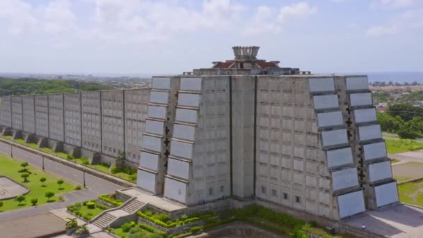 Columbus Lighthouse Monumento Mausoleo Situato Santo Domingo Este Repubblica Dominicana — Video Stock