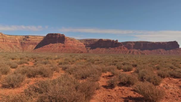 Vue Panoramique Droite Valley Gods Utah États Unis — Video