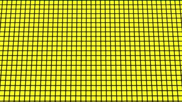 Bandiera Gabon Animata Pixel Grid Style Technology Background — Video Stock